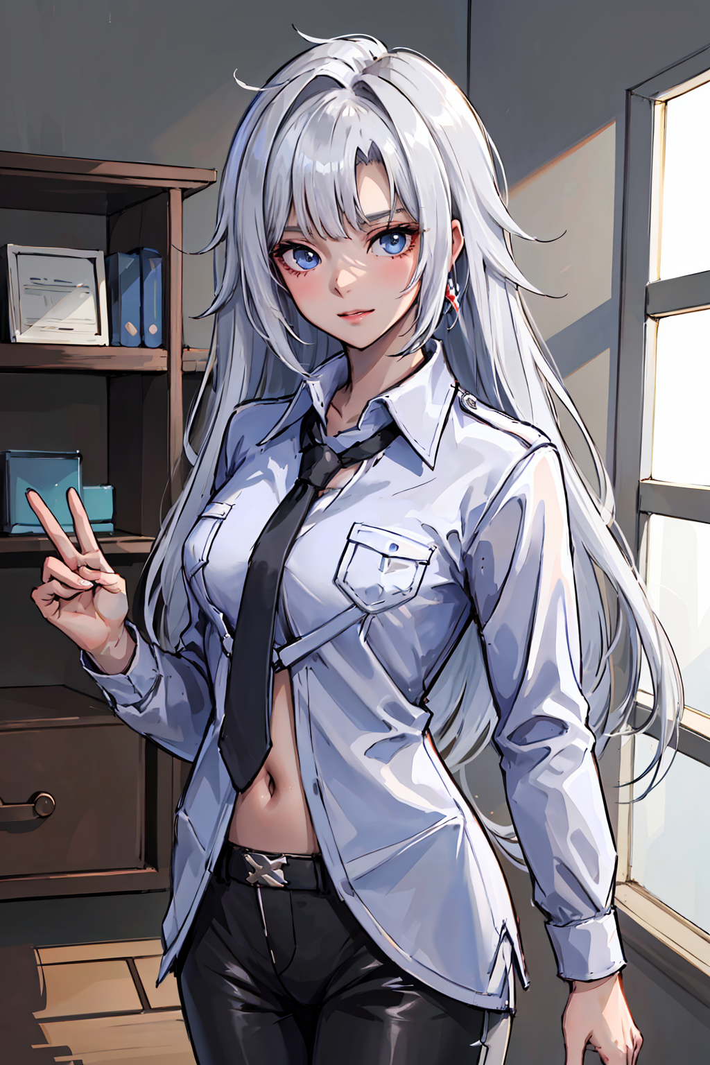 00044-2172408744-a _(xenoblade_), 1girl,absurdres, bangs, indoors, black necktie, black pants, collared shirt, cowboy shot, highres, long hair, l.png